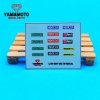 Yamamoto YMPTUN117 Racing Seatbelts 4 Points Set 2 - Blue & Green 1/24